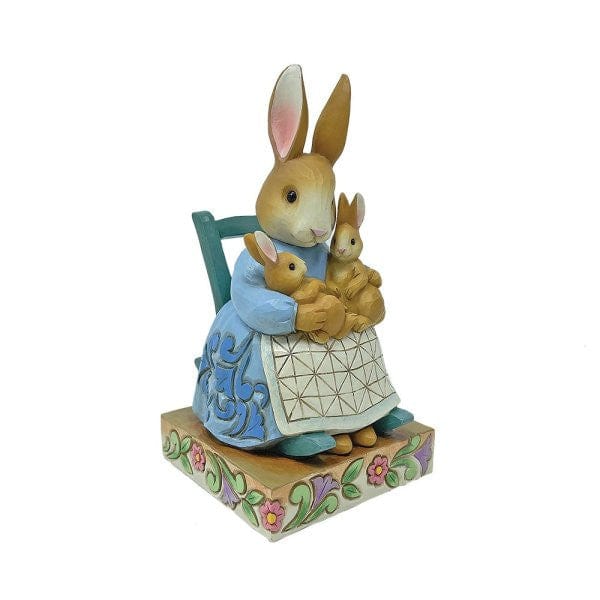 Beatrix Potter Peter Rabbit Mrs Rabbit in Rocking Chair Figurine By Jim Shore 6012488 - Image 3