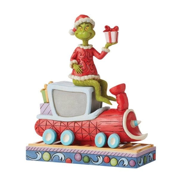 The Grinch on Train Figurine By Jim Shore 6010776 - Image 4