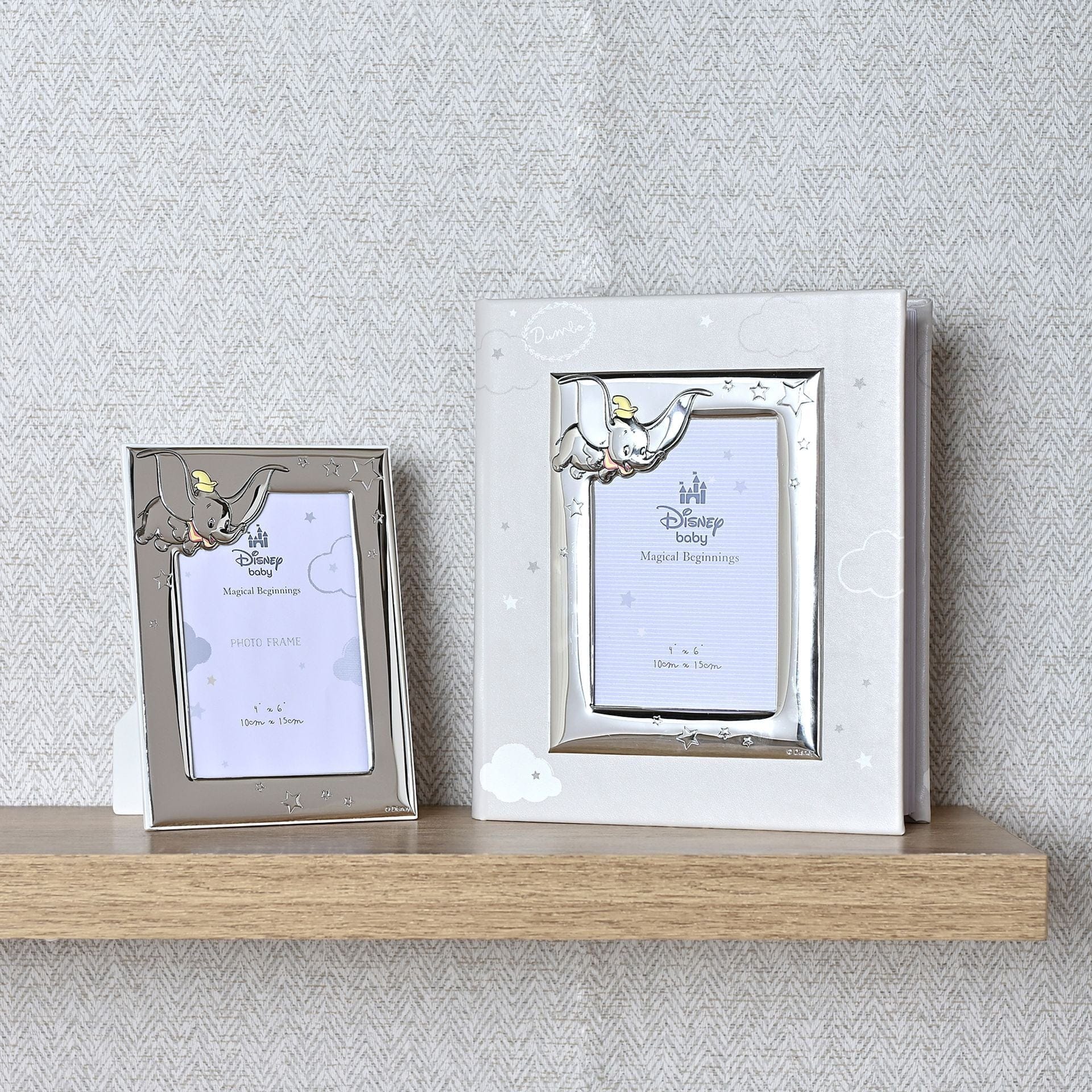 Disney Baby Magical Beginnings Silver Dumbo Photo Frame 4" x 6" - Image 5