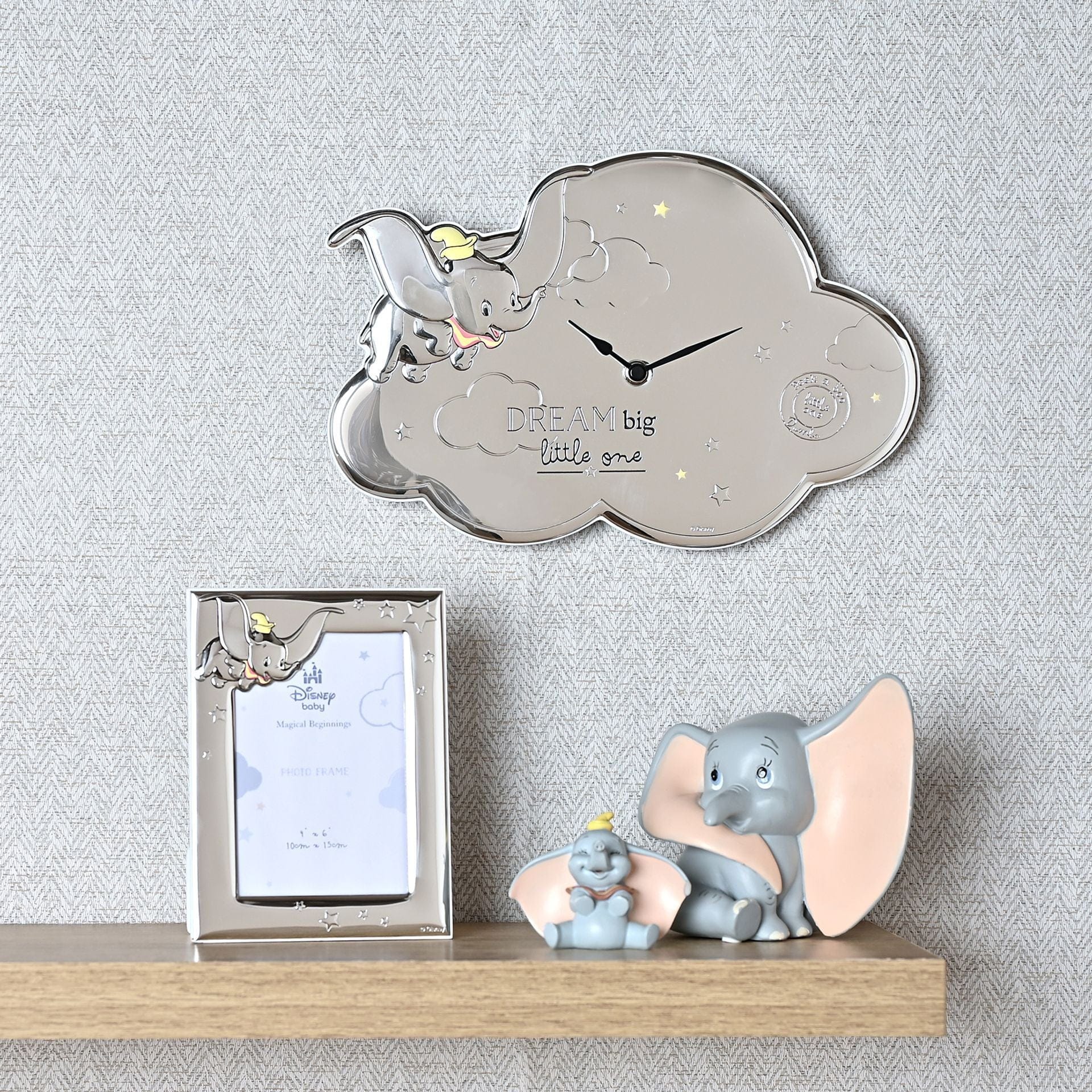 Disney Baby Magical Beginnings Silver Dumbo Photo Frame 4" x 6" - Image 6
