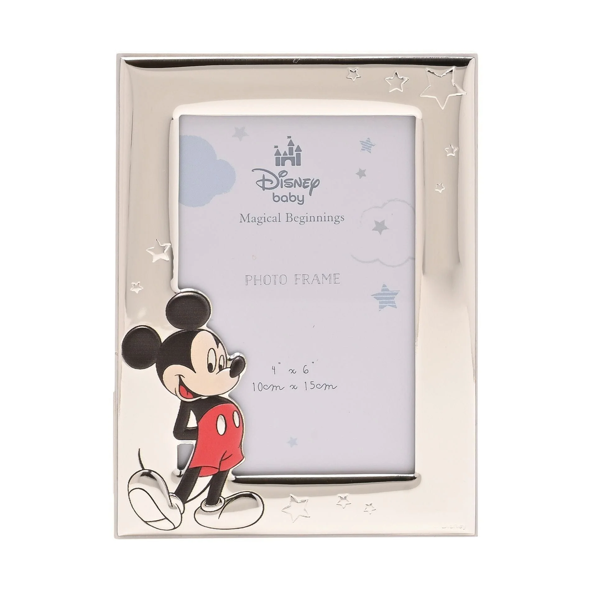 Disney Baby Magical Beginnings Silver Mickey Photo Frame 4" x 6" - Image 3