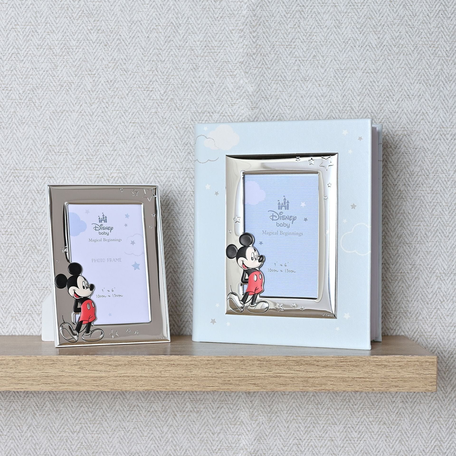 Disney Baby Magical Beginnings Silver Mickey Photo Frame 4" x 6" - Image 5