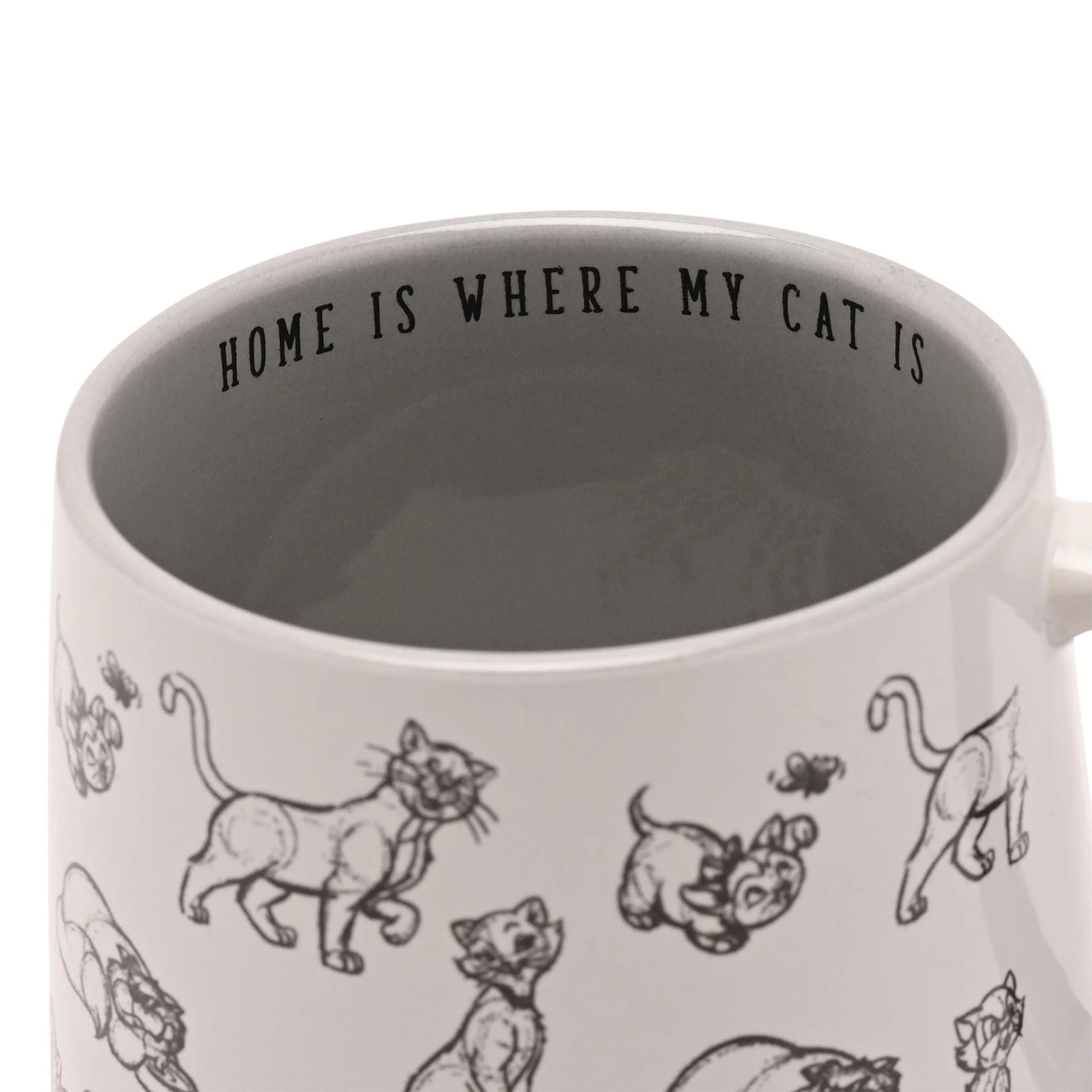 Disney Cats & Dogs Mug - Home Is Where My Cat Is Aristocats - Image 3