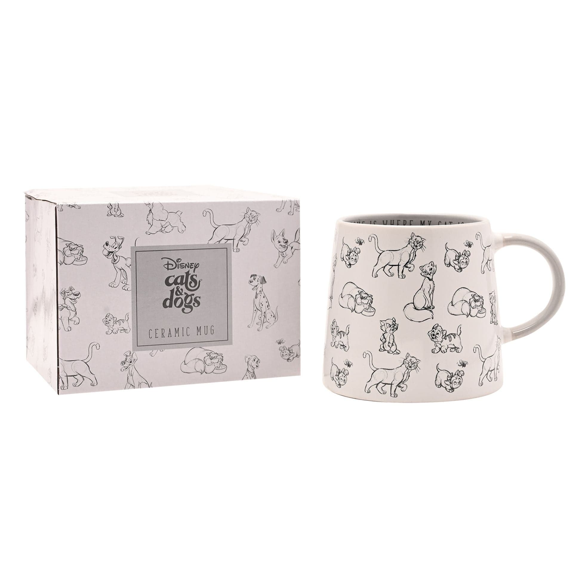 Disney Cats & Dogs Mug - Home Is Where My Cat Is Aristocats - Image 4