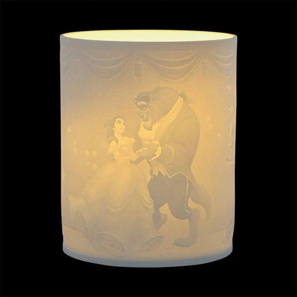 Disney Enchanting Collection Beauty Within (Beauty and The Beast) Ceramic Lithophane Lamp A31085 - Image 3