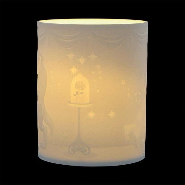 Disney Enchanting Collection Beauty Within (Beauty and The Beast) Ceramic Lithophane Lamp A31085 - Image 4