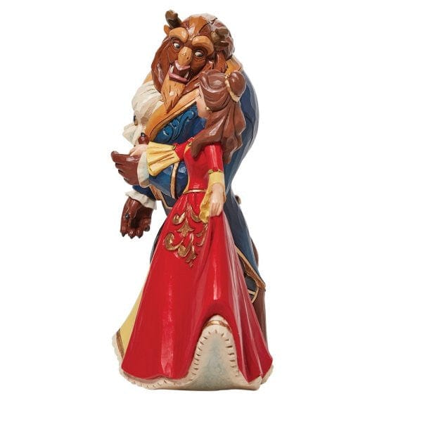 Disney Traditions Beauty & the Beast Enchanted Christmas Figurine By Jim Shore 6010873 - Image 3