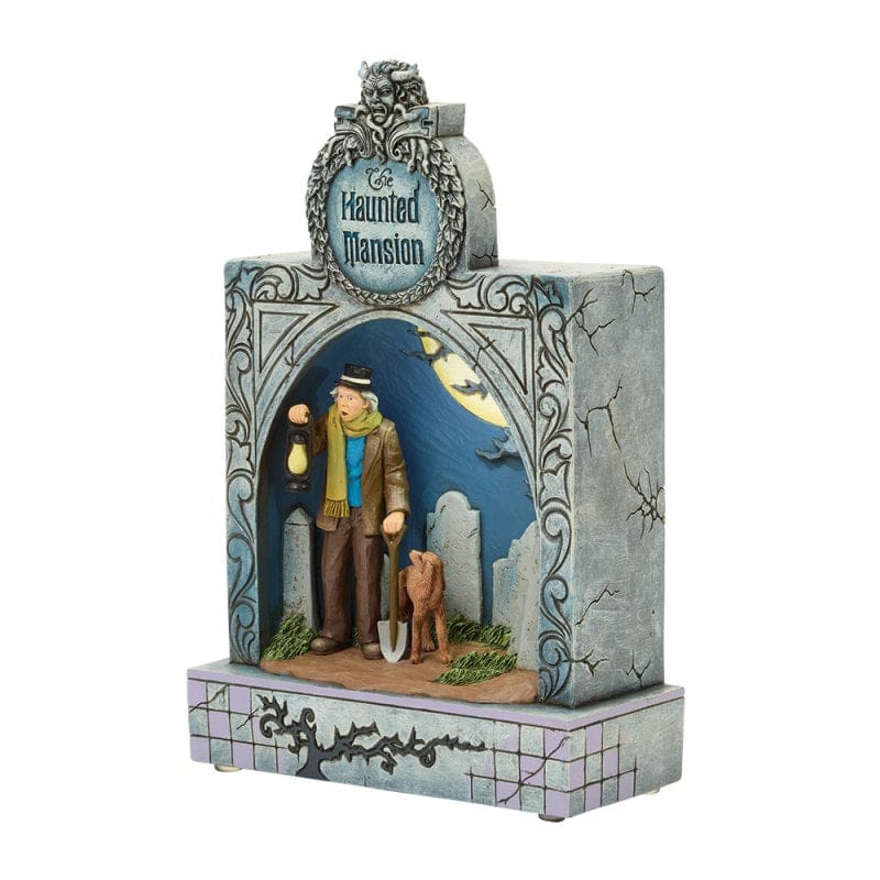 Disney Traditions Ghostly Graveyard Guardian (Haunted Mansion Diarama) Figurine By Jim Shore 6017932 - Image 3