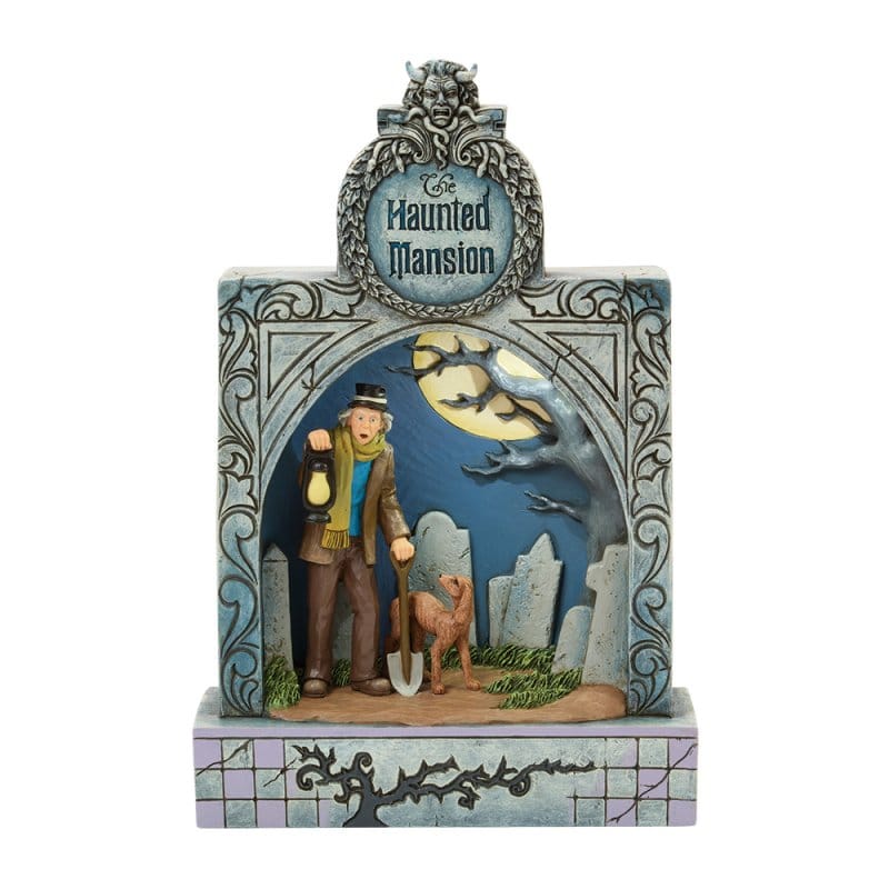 Disney Traditions Ghostly Graveyard Guardian (Haunted Mansion Diarama) Figurine By Jim Shore 6017932 - Image 5