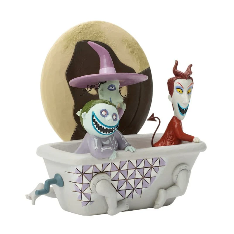 Disney Traditions Mischief Makers (Lock, Shock and Barrel with Oogie) Figurine By Jim Shore 6017935 - Image 3