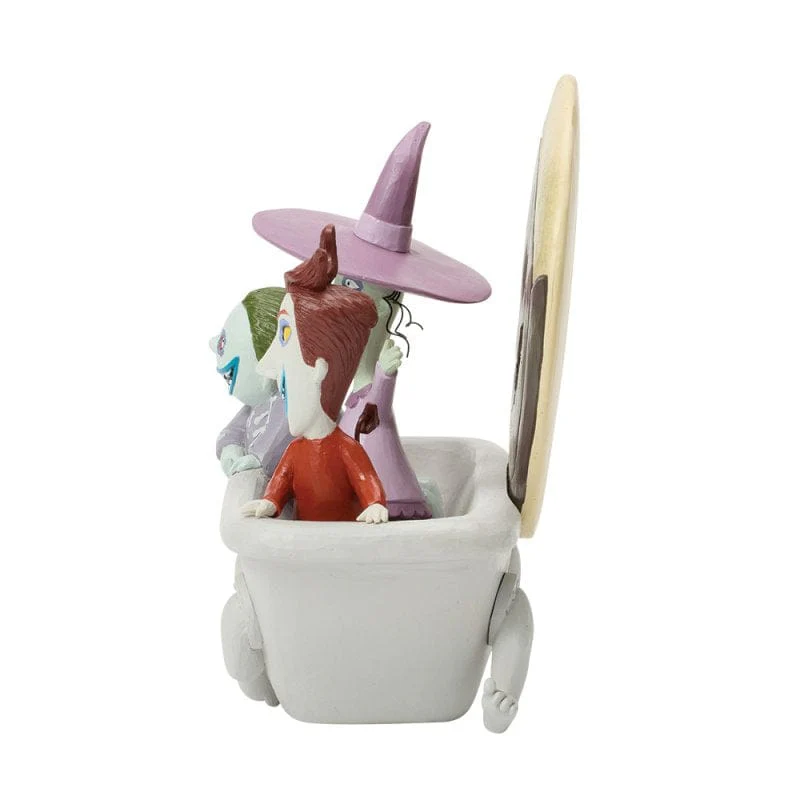 Disney Traditions Mischief Makers (Lock, Shock and Barrel with Oogie) Figurine By Jim Shore 6017935 - Image 4