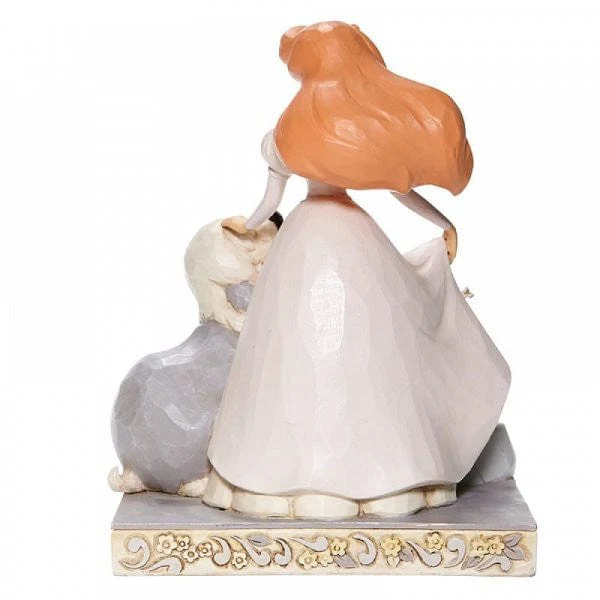 Disney Traditions Spirited Siren - White Woodland Ariel Figurine 6008066 - Image 3