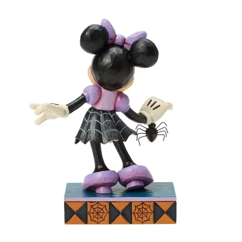 Disney Traditions Web-tastic Halloween (Minnie in Spider Dress) Figurine By Jim Shore 6017939 - Image 5