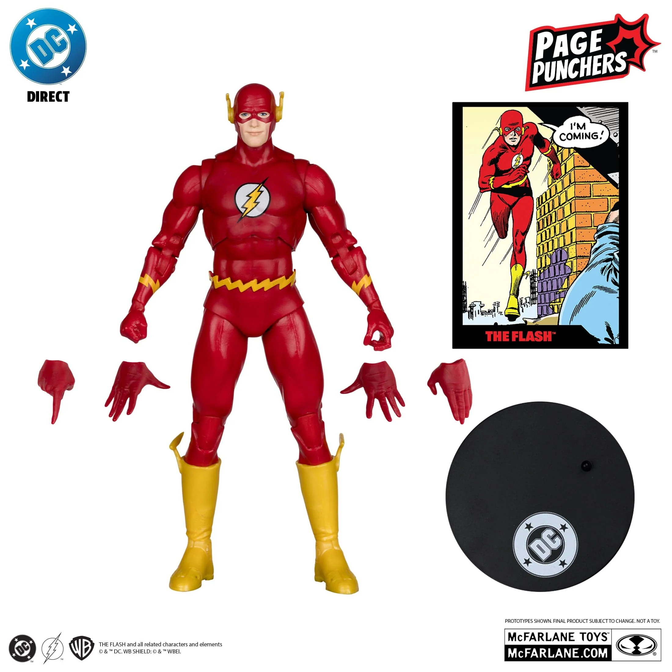 McFarlane Toys DC Direct The Flash Barry Allen The Flash #123 Page Puncher Action Figure - Image 4