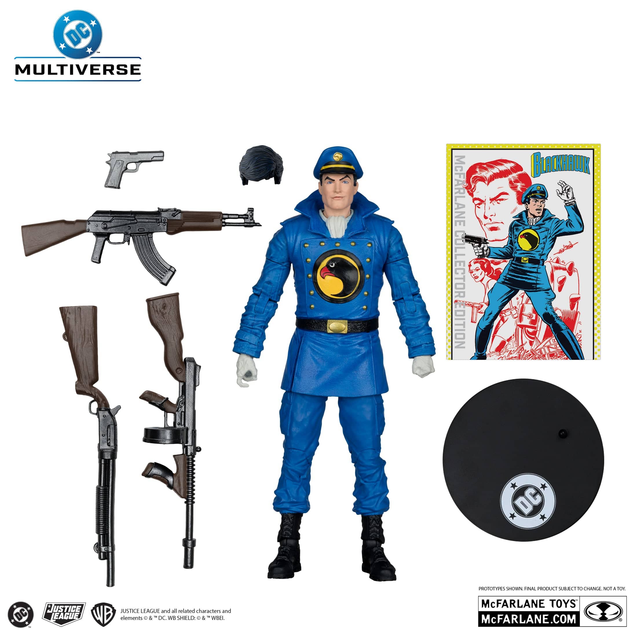 McFarlane Toys DC Multiverse Blackhawk DC Classic Action Figure - Image 4