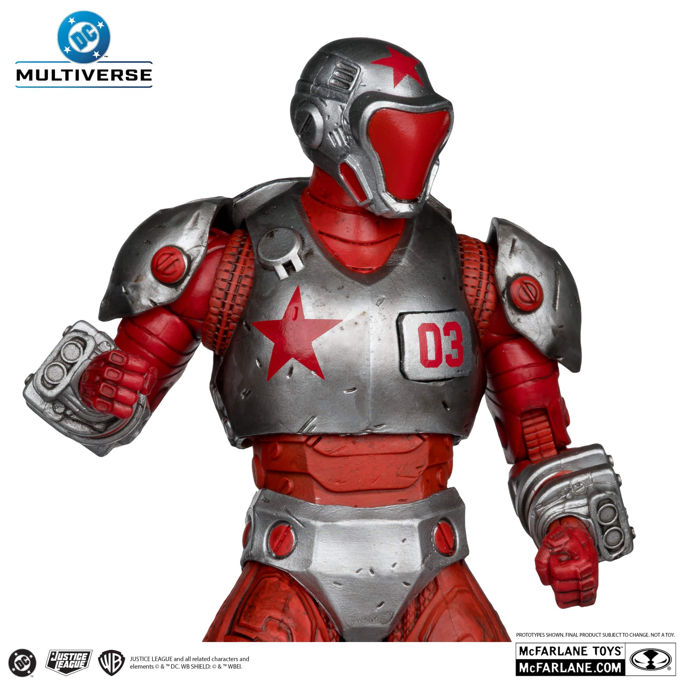 McFarlane Toys DC Multiverse Rocket Red Brigade Justice League Generation Lost Action Figure - Image 3