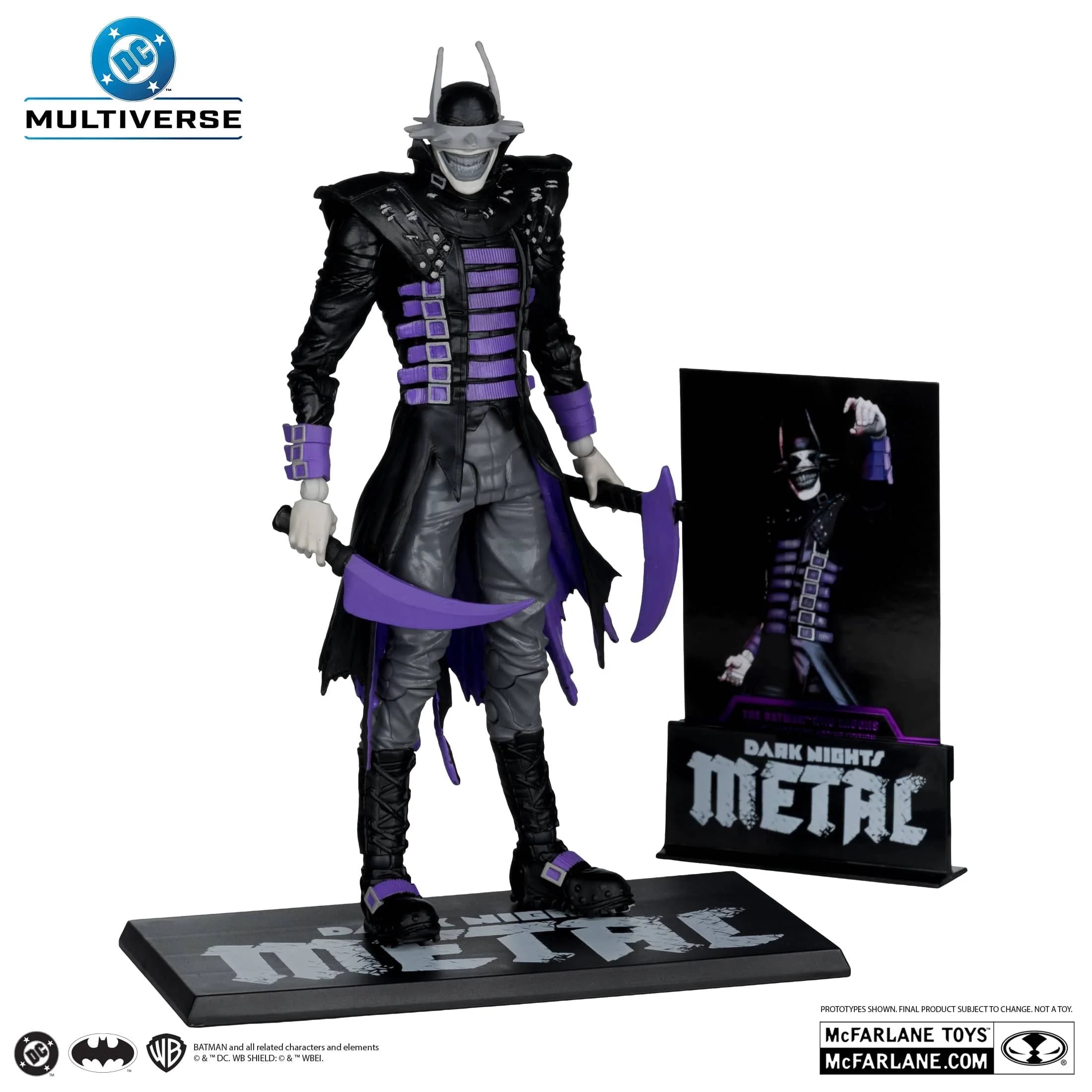 McFarlane Toys DC Multiverse The Batman Who laughs Black & White Accent Dark Nights Metal Action Figure - Image 3