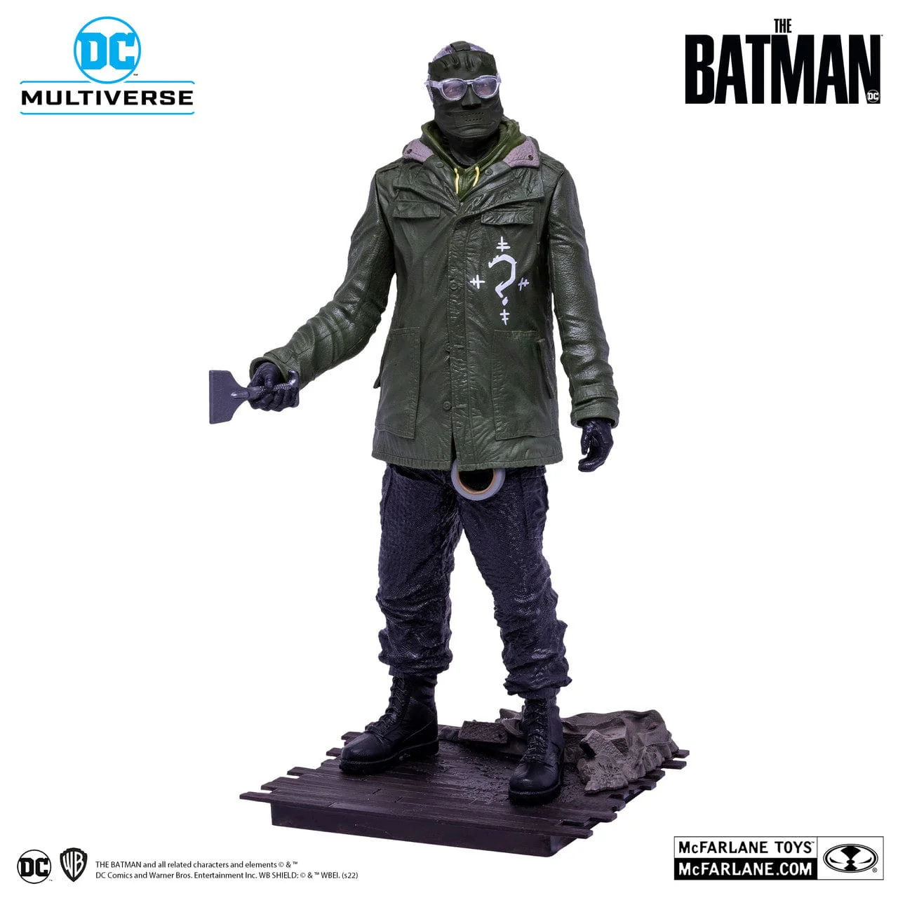 McFarlane Toys The Riddler 12" Statue - The Batman Movie - Image 4