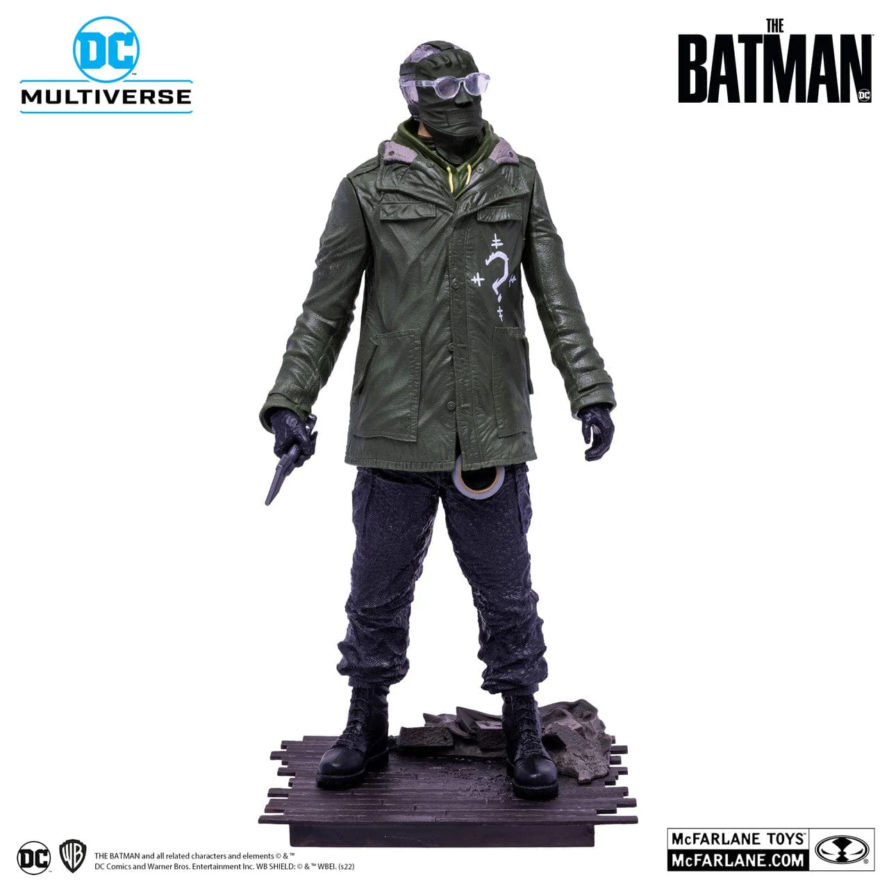 McFarlane Toys The Riddler 12" Statue - The Batman Movie - Image 5