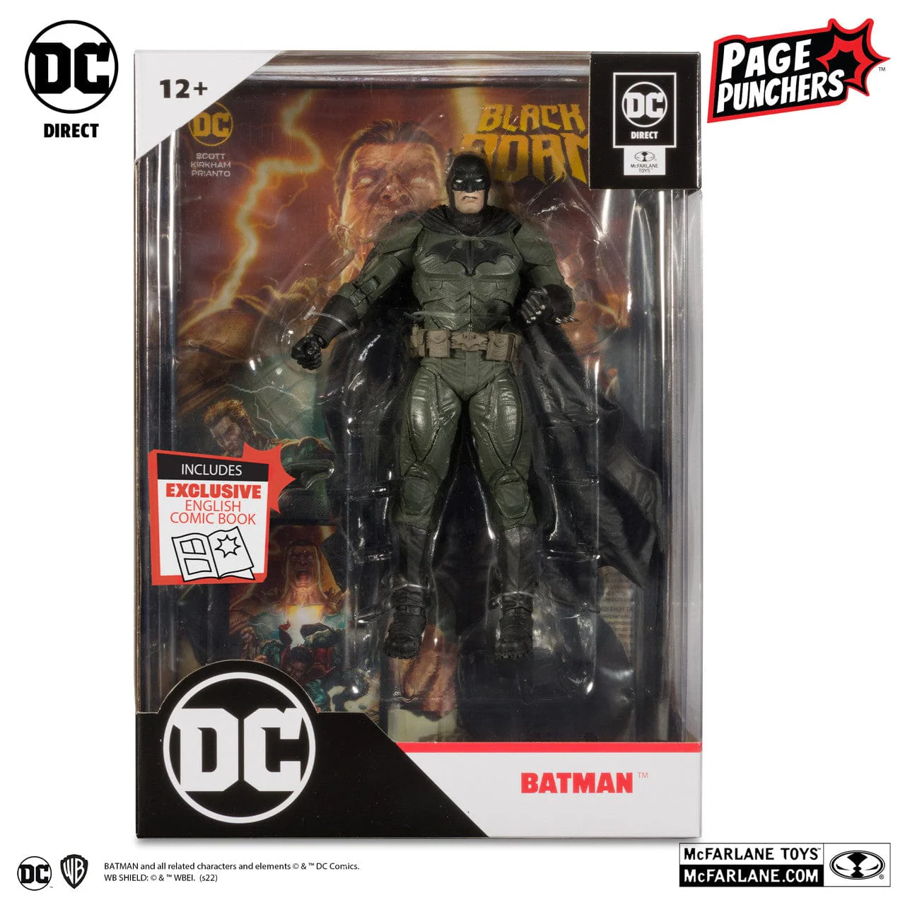 McFarlane Toys DC Page Punchers Batman 7" Figure With Comic - Image 3