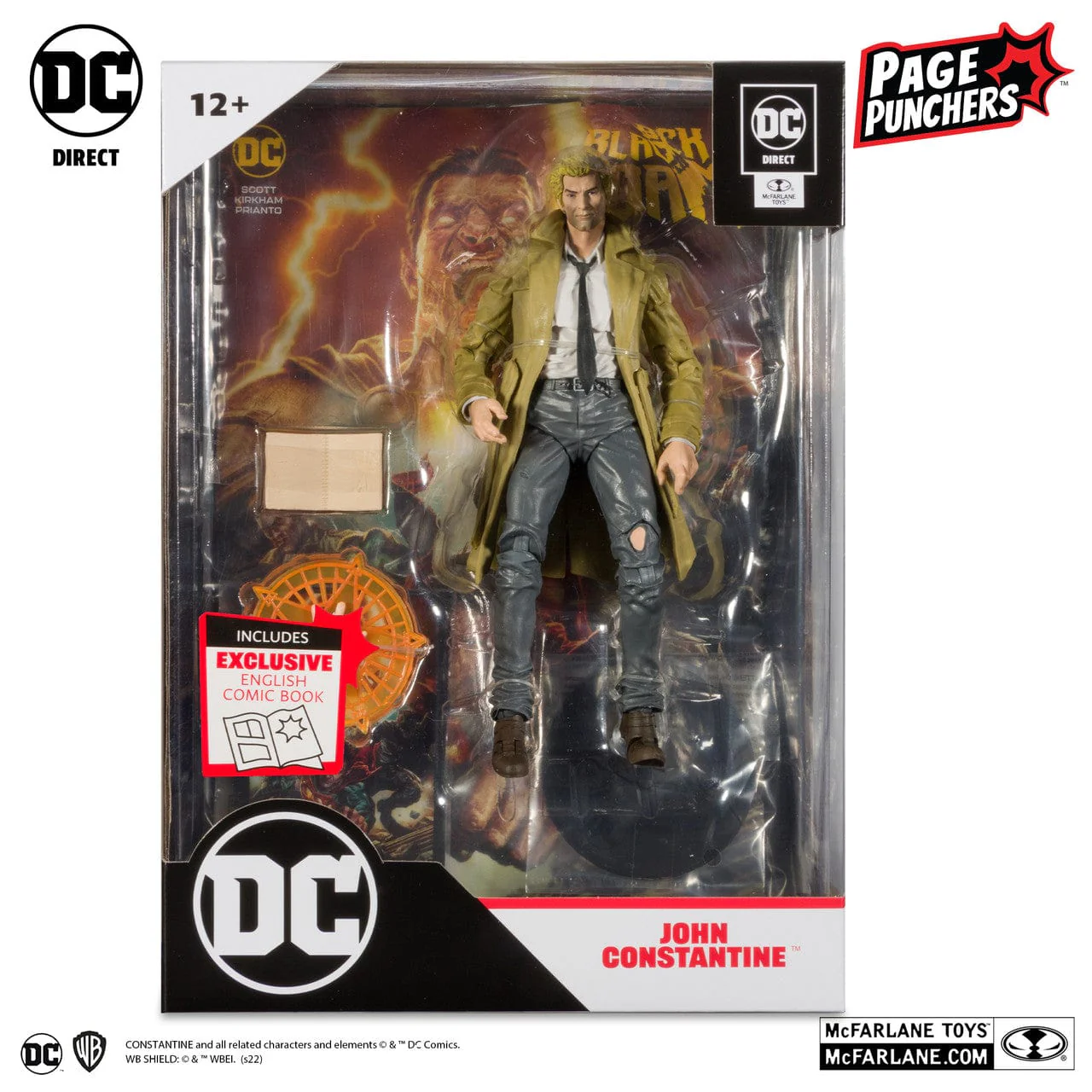 McFarlane Toys DC Page Punchers Constantine 7" Figure With Comic - Image 3