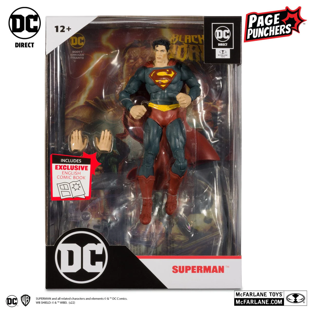 McFarlane Toys DC Page Punchers Superman 7" Figure With Comic - Image 3