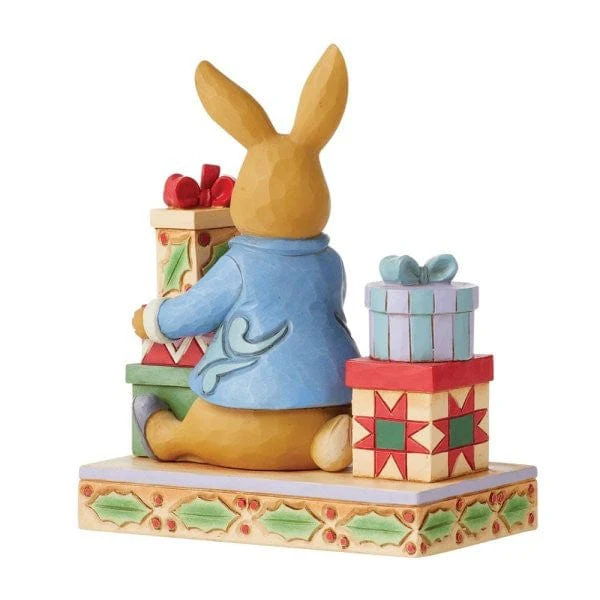 Peter Rabbit with Presents Figurine By Jim Shore - Image 3