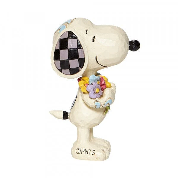 Snoopy with Flowers Mini Figurine By Jim Shore - Image 3