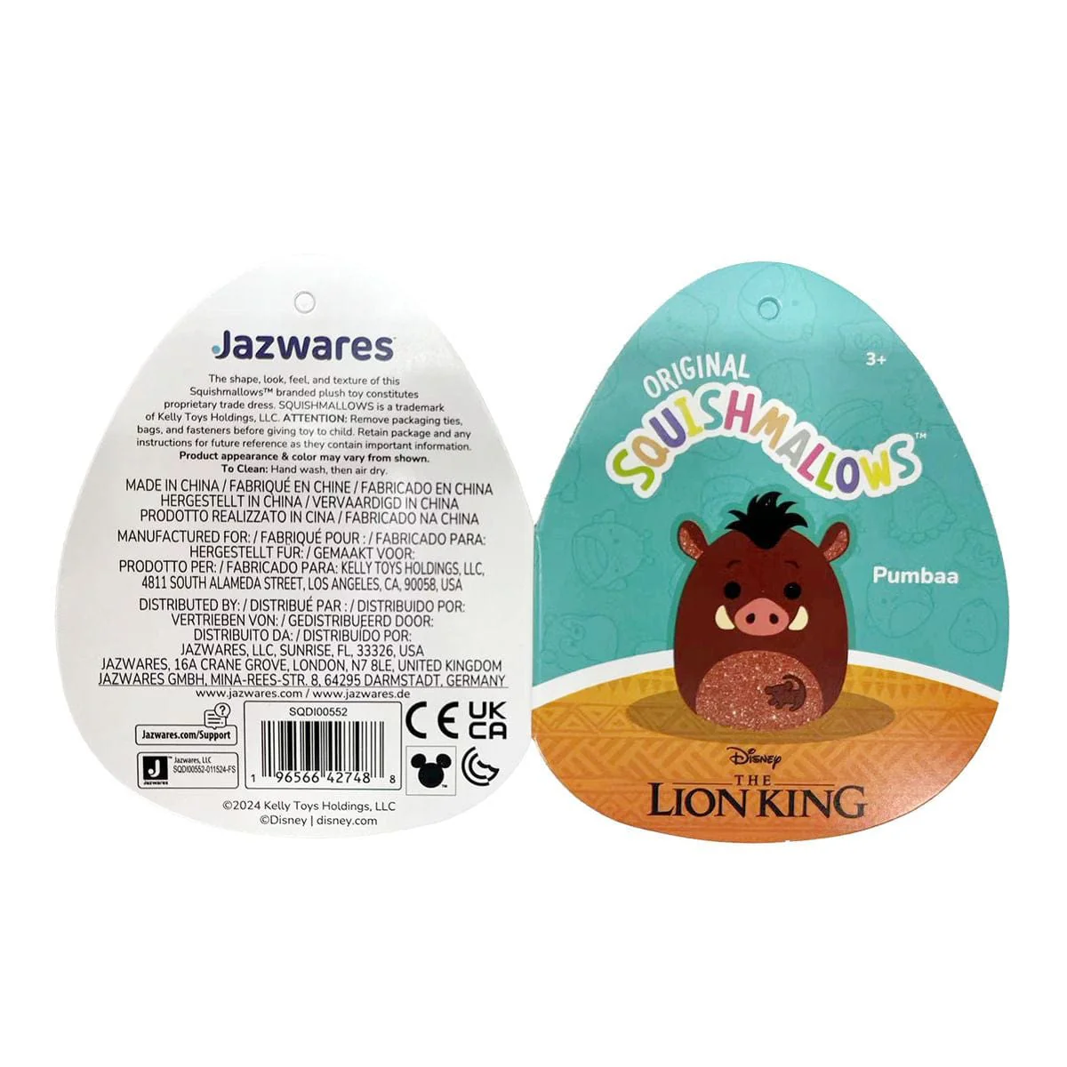 Squishmallows 8” Disney Lion King 30th Anniversary Pumbaa - Image 6